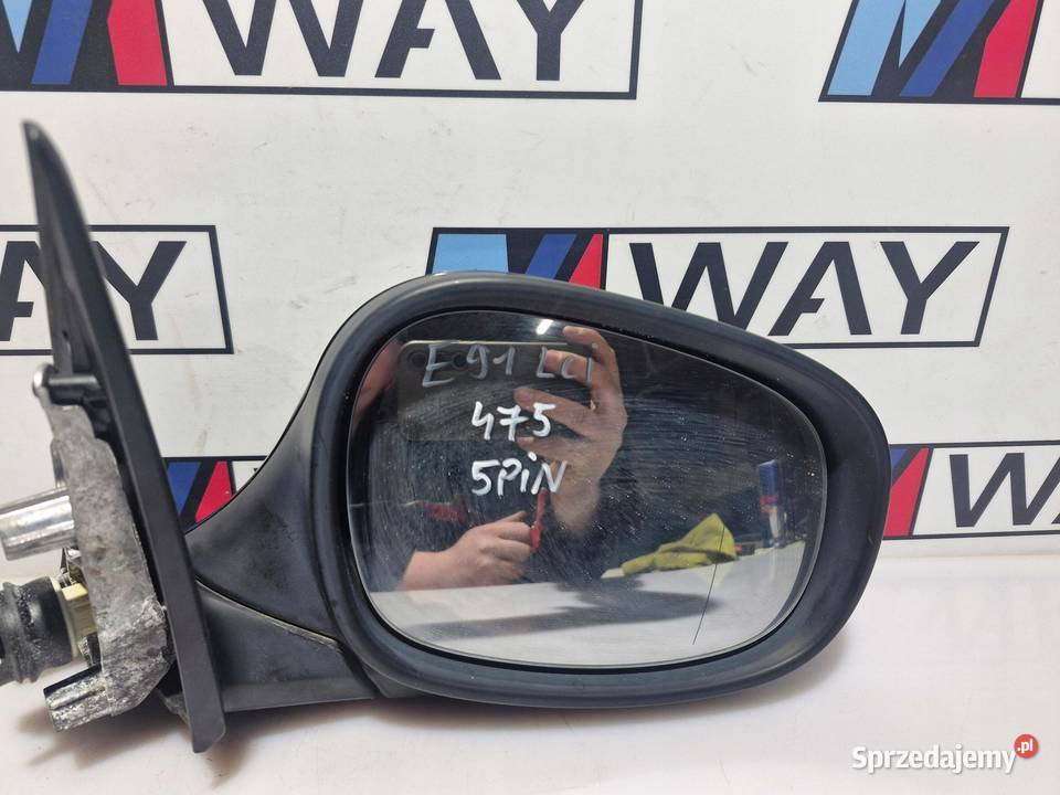 BMW 3 E90 E91 LCI LUSTERKO PRAWE 5PIN EUROPA
