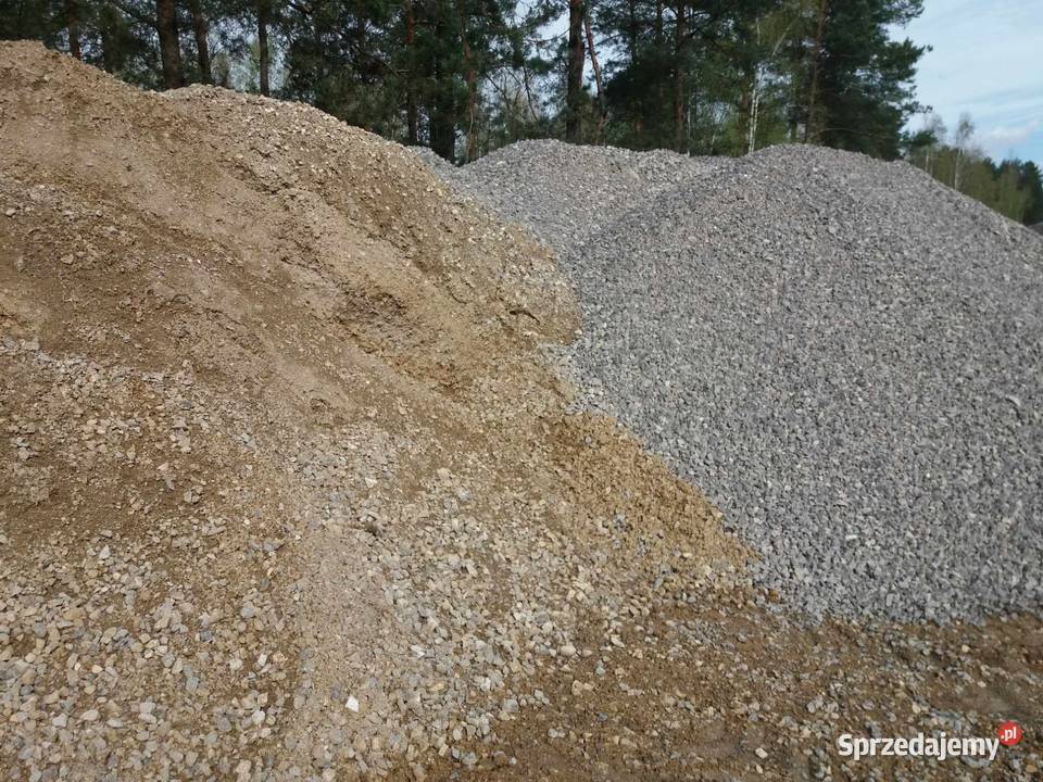 Piach kruszywa różnego rodzaju sprzedam