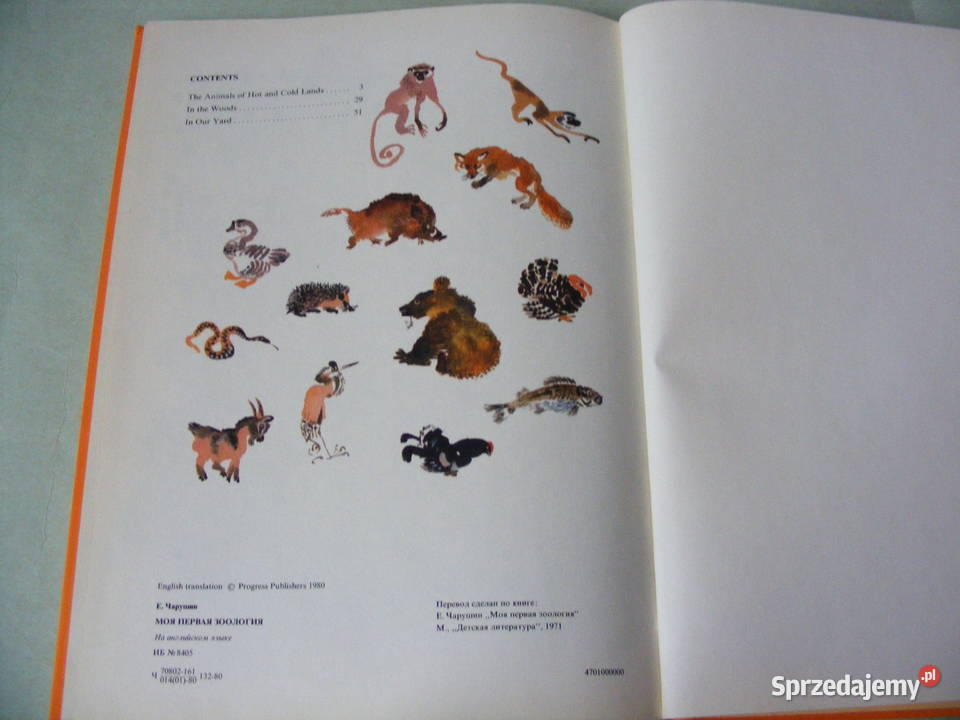Mój pierwszy słownik angielski My Animal Book Rok wydania 2004 Oborniki Śląskie