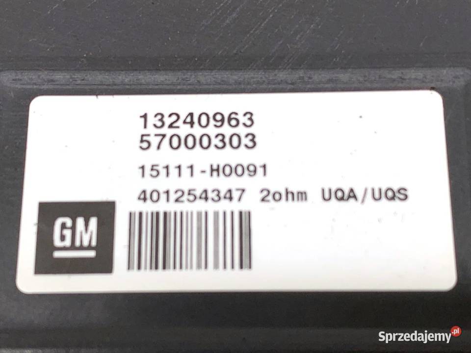 SUBWOOFER OPEL INSIGNIA A 13240963 Kombi 0817