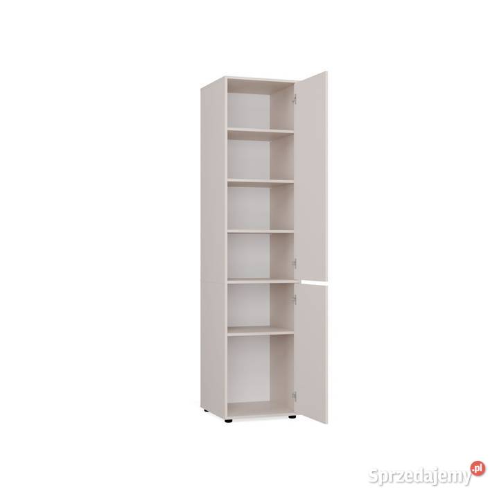 Szafka wysoki słupek Atlanta 2D kaszmir 209 50cm Regały