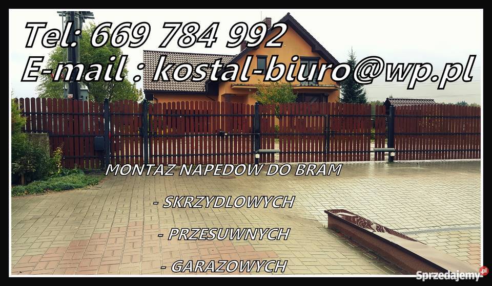 MONTAŻ AUTOMATÓW DO BRAM Napędów do Bram Żukowo