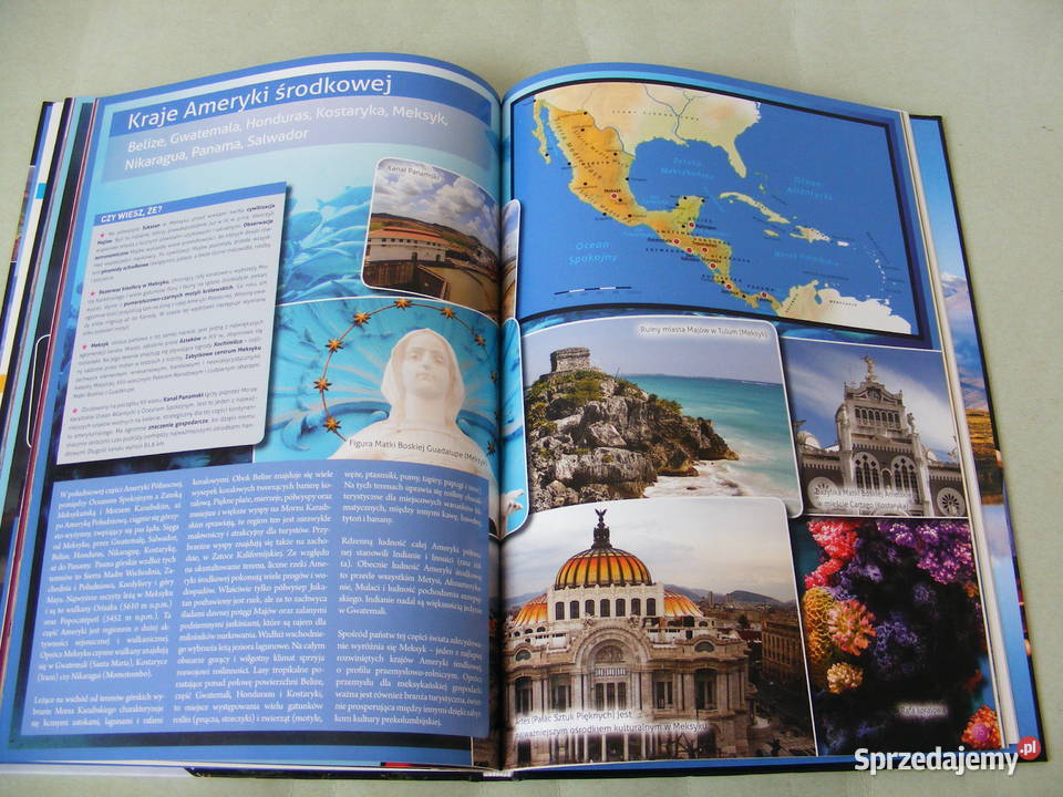 Ilustrowana geografia Polski Ilustrowany atlas twarda Oborniki Śląskie