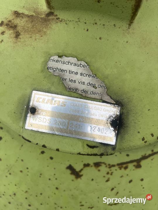 Zgrabiarka karuzelowa Claas wsds 280 Nowy Odrowążek sprzedam