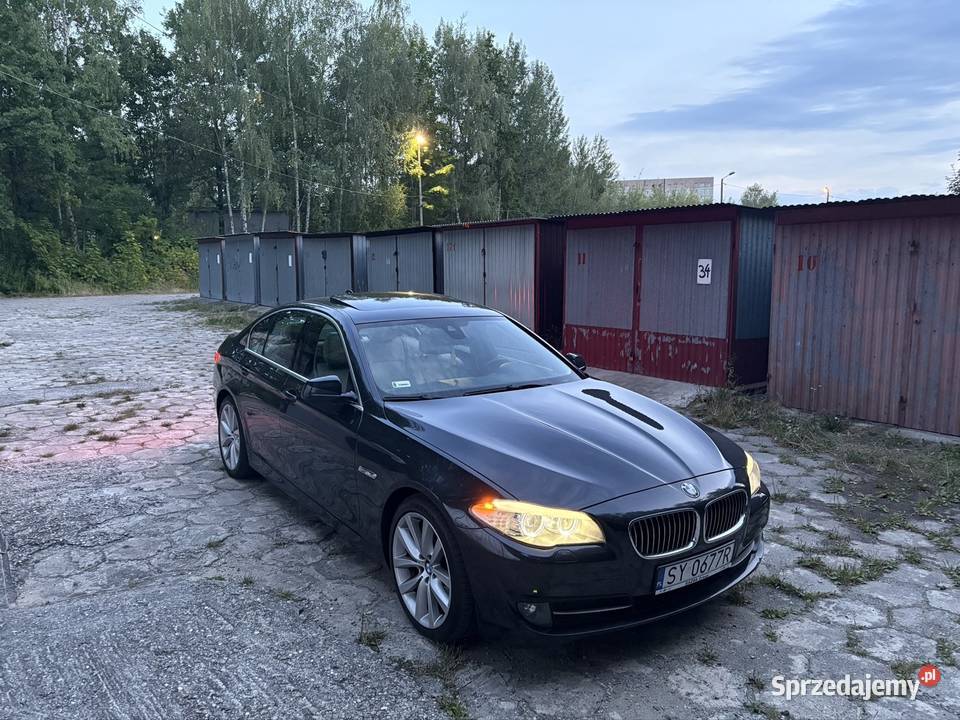 Bmw f10 520d 2013 szyberdach komfort nikski światła przeciwmgielne śląskie