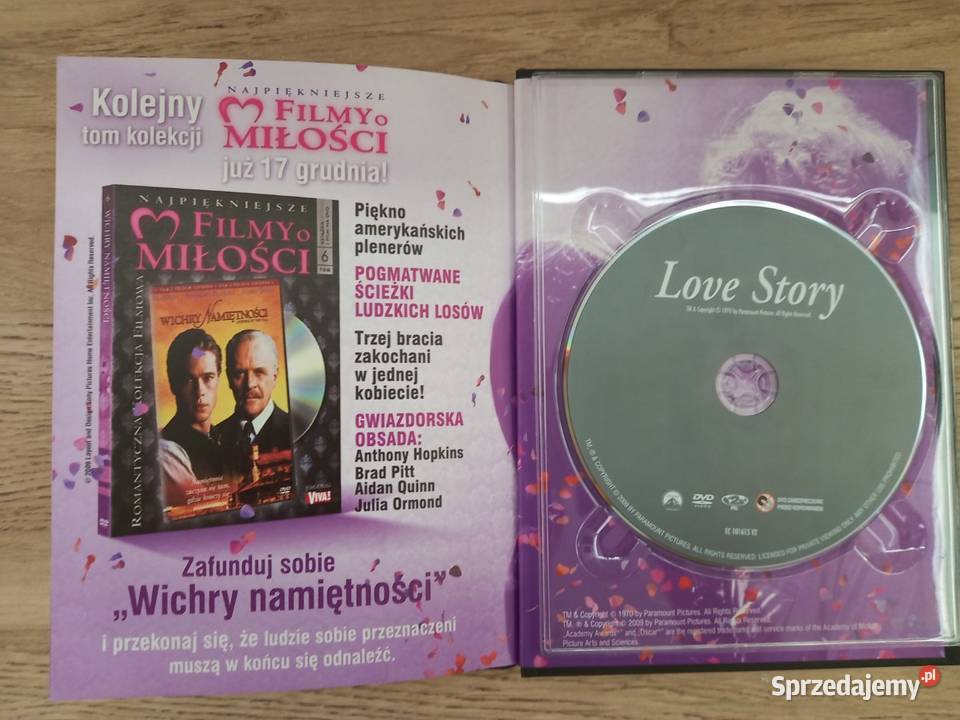 Love story flim DVD do wyboru Kraków