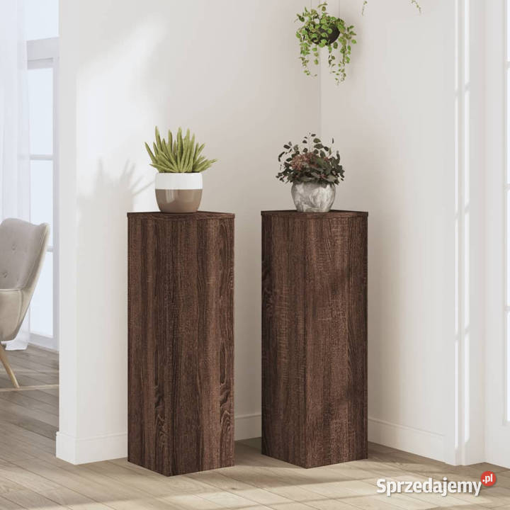 Stojaki na rośliny 2 brązowy dąb 25x25x80 Warszawa