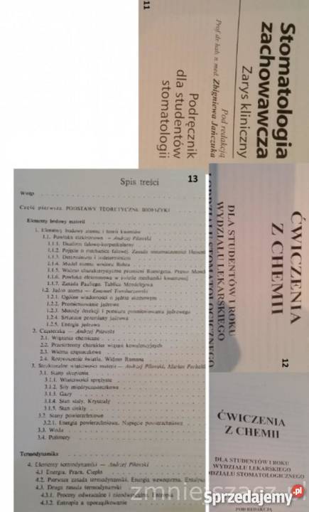 Stomatologia medycyna książki pomoce naukowe Kielce