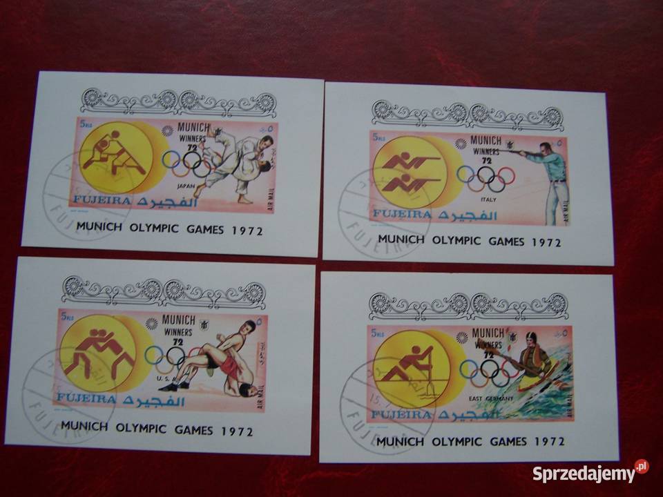 Fujeira CTO 1972 Olimpiada Monachium 72 Filatelistyka