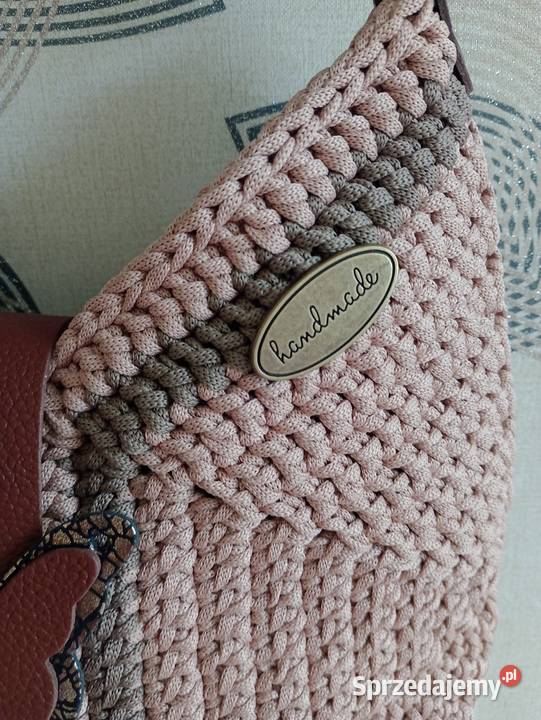 Sznurkowa torebka Handmade Chełm