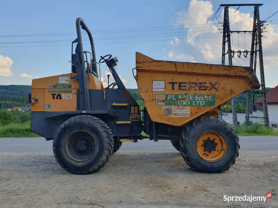 Wozidło Terex 10t Benford Barford Ausa Neuson małopolskie Lanckorona