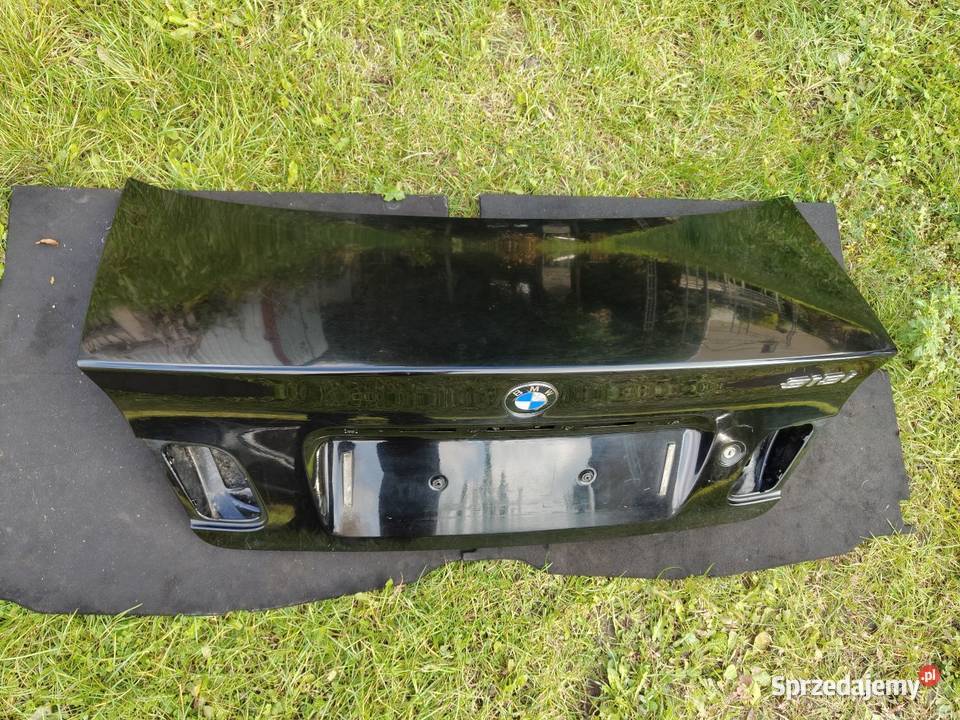Bmw e46 sedan tylna klapa czarna schwarz2 Bez łódzkie