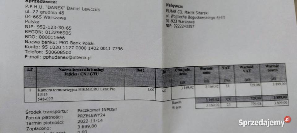 Termowizor HIKMICRON pro le15