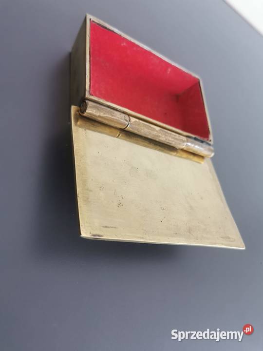 Solidna mosiężna szkatułka 816 g szkatuła na Antyki Rzeszów