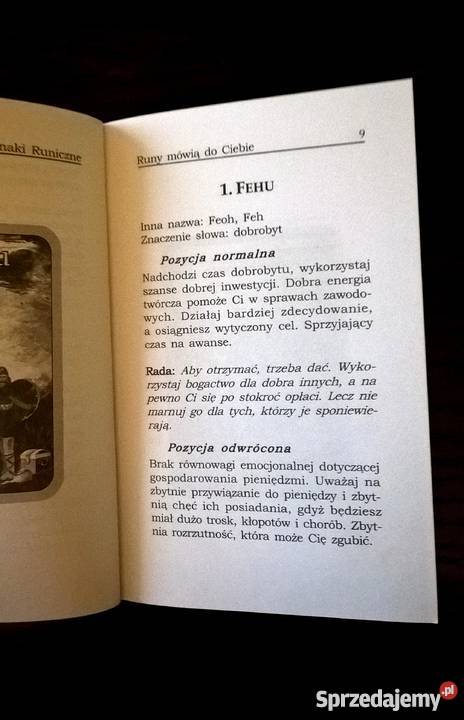 Książka Runy mówią do karty runiczne Kluczbork