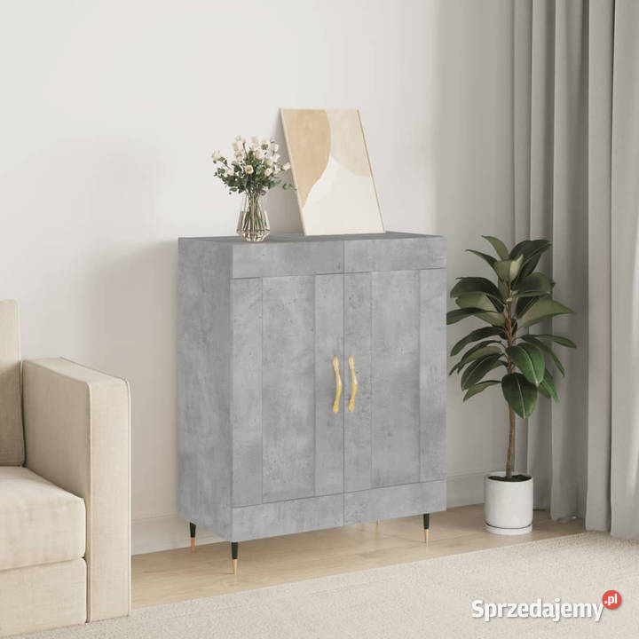 Szafka szarość betonu 695x34x90 materiał