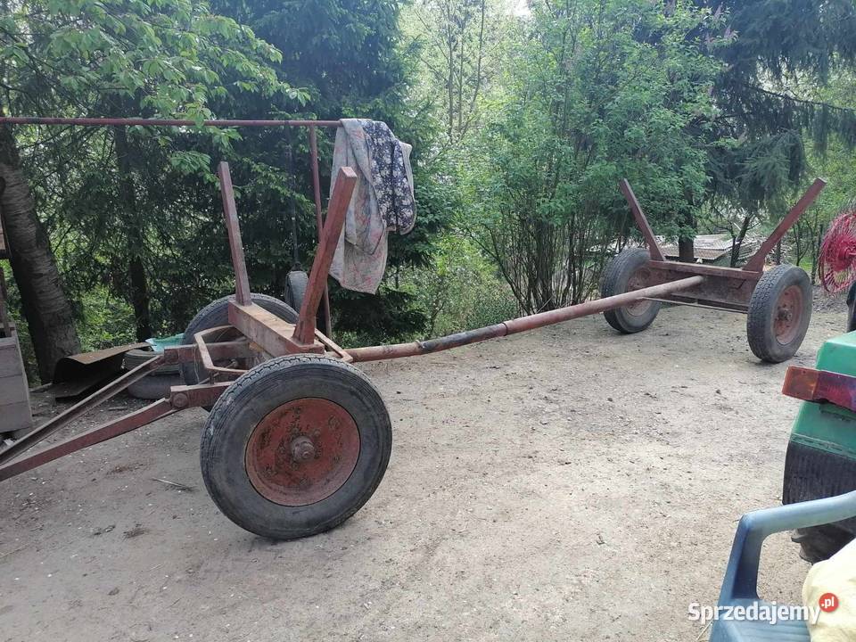 Wóz metalowy z hamulcem najazdowym Krzeszowice