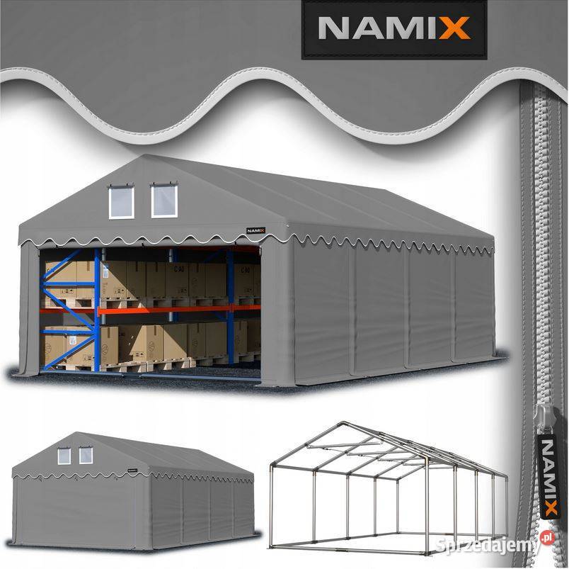 Namiot GRAND 4x8 magazynowy handlowy garaż PVC Jabłonna
