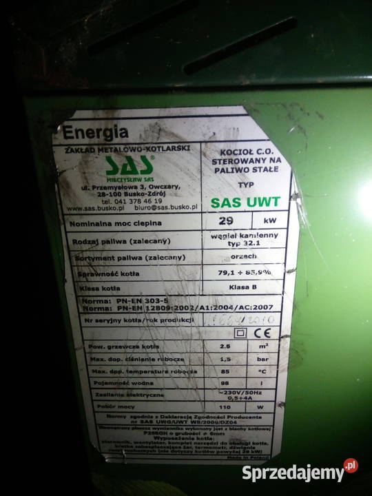 Sterownik do pieca Sas 29