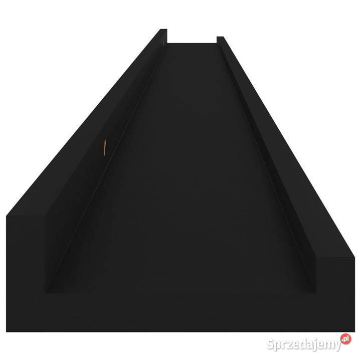 Półki ścienne 4 czarne 115x9x3 WM326671 Półki mazowieckie Warszawa