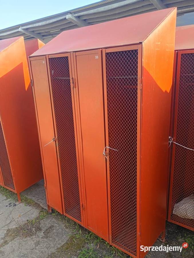 Okazja solidne szafki metalowa BHP pracownicze Dom i Ogród