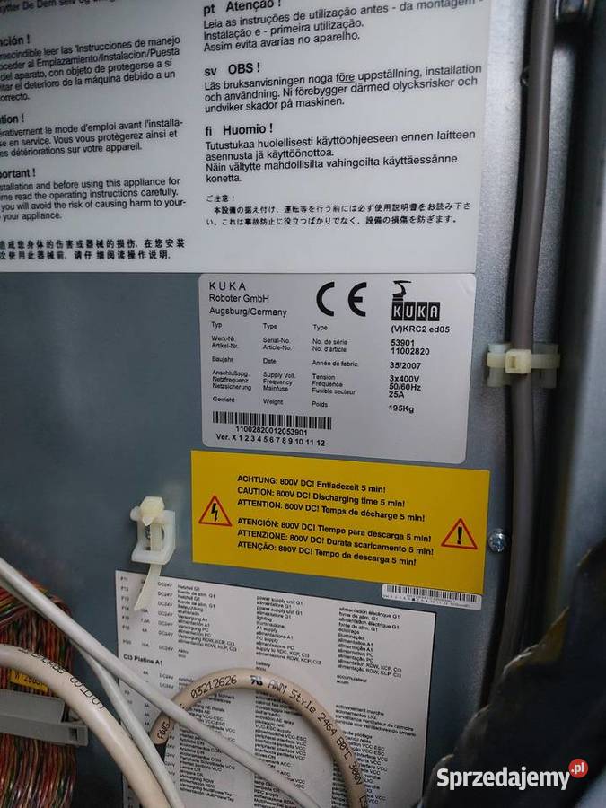 Robot przemysłowy KUKA KR240 2007R Sterowanie Gorzów Wielkopolski sprzedam