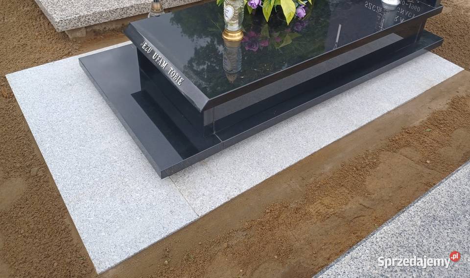 Płyty granitowe na cmentarz granit obrzeża Ostrów Wielkopolski