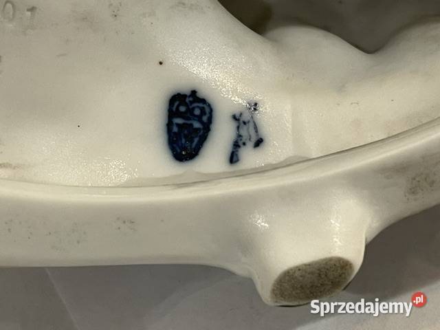 Porcelanowa figurka rokokowa Sitzendorf w stylu małopolskie Kraków