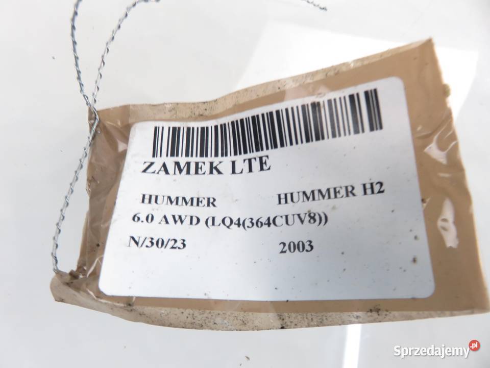 ZAMEK LEWY TYLNY HUMMER H2 L15182170 Zamki, wkładki i kluczyki