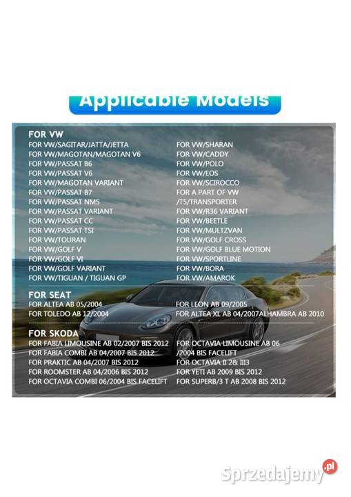 Radio samochodowe Carplay android dab do golf 56 Pisarzowice sprzedam