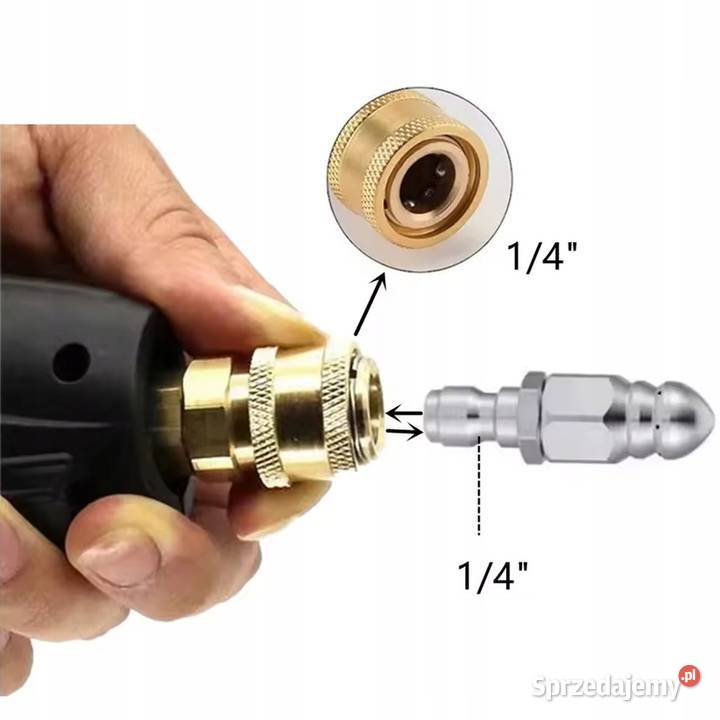 Dysza do Udrażniania Rur Szybkozłączka 14 Stal sprzedam