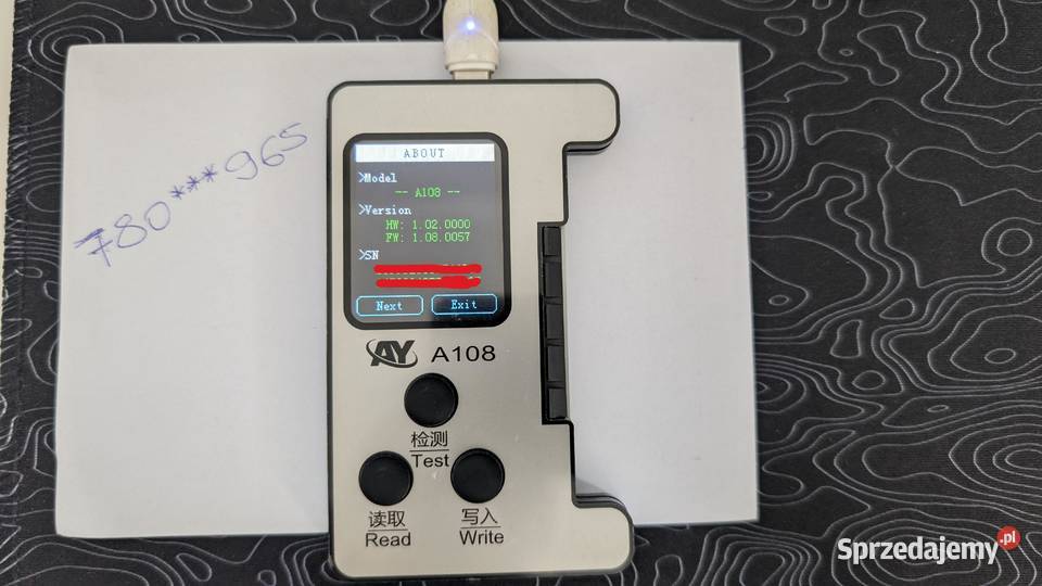 Programator AY A108 do przywracania iPhone Warszawa
