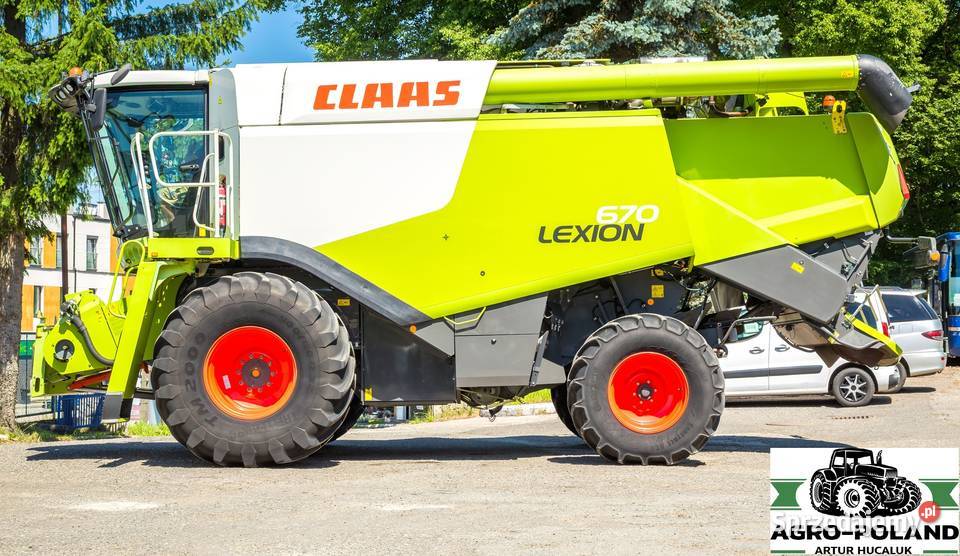 CLAAS LEXION 670 2014 1874 H VARIO 750 Claas dolnośląskie Kudowa-Zdrój
