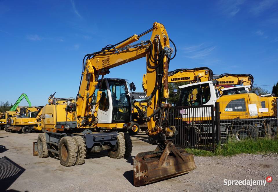 Koparka kołowa Liebherr A 312 2010 świętokrzyskie Jeziorko