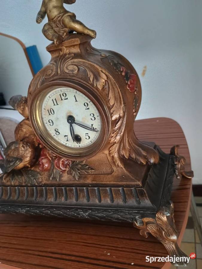 Wiszący zegar kominkowy francuski sprzedam
