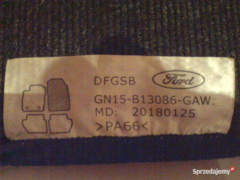 Welur Wycieraczki Dywaniki Samochodowe FORD Ruda Śląska