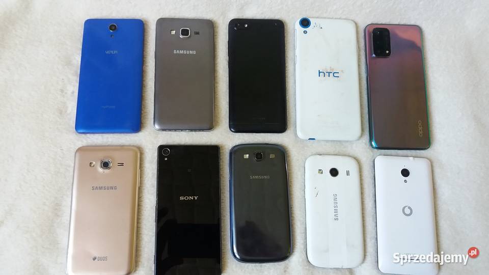 10 Smartfon Samsung Sony i inne Uszkodzone Płońsk