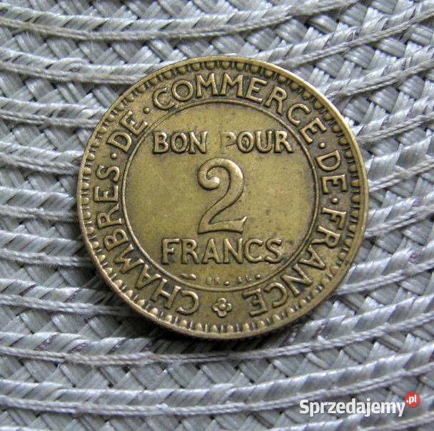 Francja 2 Franki 1922r Bo Pour Kalisz sprzedam