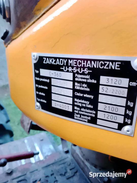 URSUS C360 Z TUREM T261 I KABINĄ Skotniki