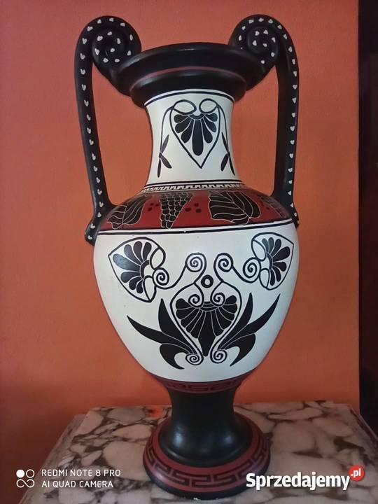 Patera Dekoracja grecka ręcznie zdobiona