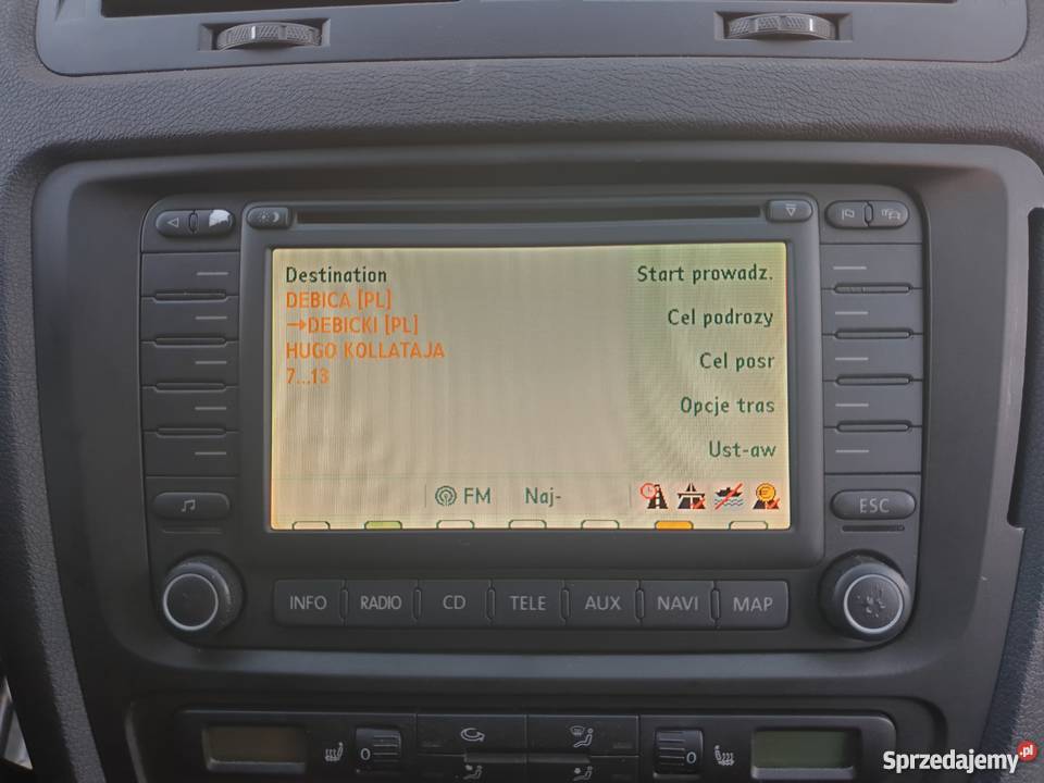 Polskie Menu Lektor Skoda Nexus MFD2 Cd dx Mapa Dębica