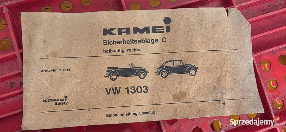 Vw garbus 1303 półka pod schowek kamei 1973 Motoryzacja