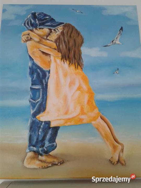 Obraz olejny zakochani małopolskie Kraków