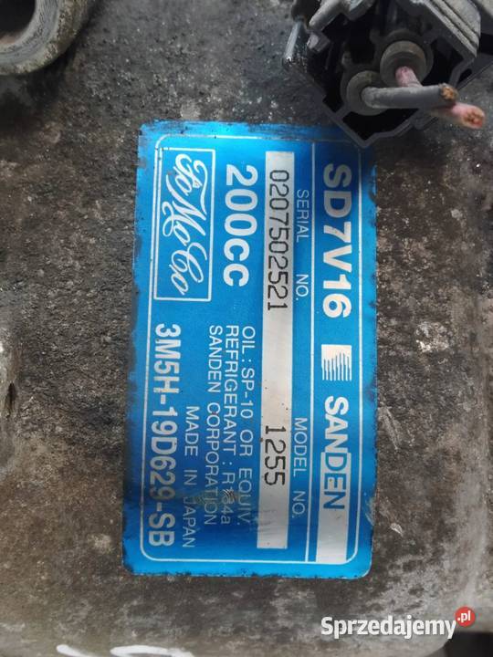 SPRĘŻARKA KLIMATYZACJI 3M5H19D629SB 16 TDCI CITD Motoryzacja