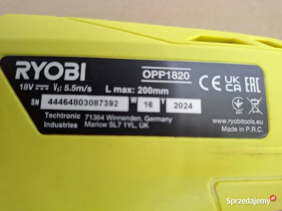 Pilarka do galezi teleskopowa Ryobi 5ah śląskie Starcza
