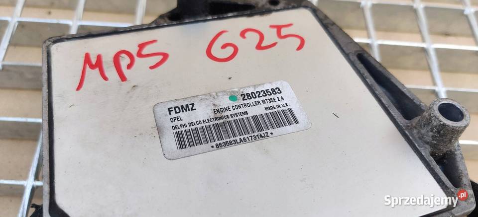 OPEL ZAFIRA B STEROWNIK SILNIKA KOMPUTER ASTRA H osobowe Gliwice