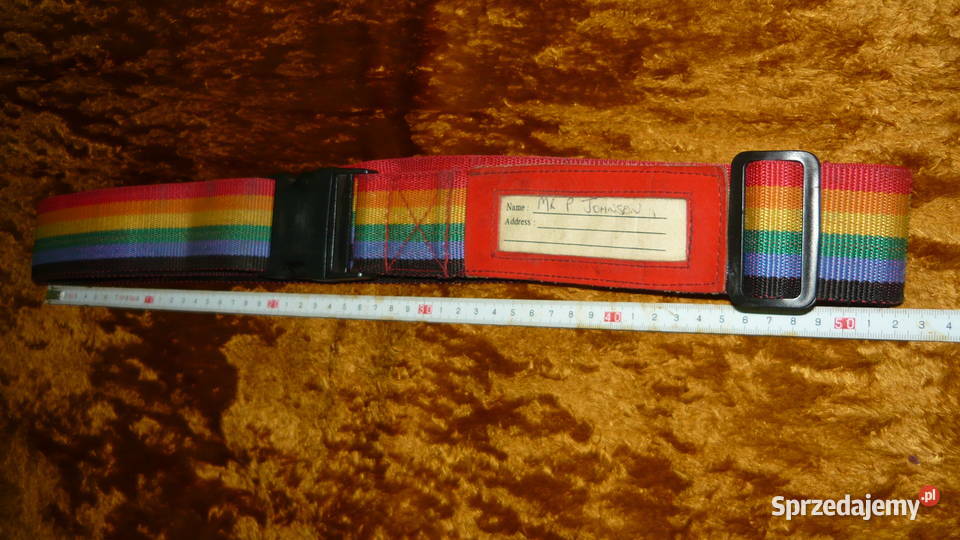 Pasek tęczowy pas szeroki Sokółka