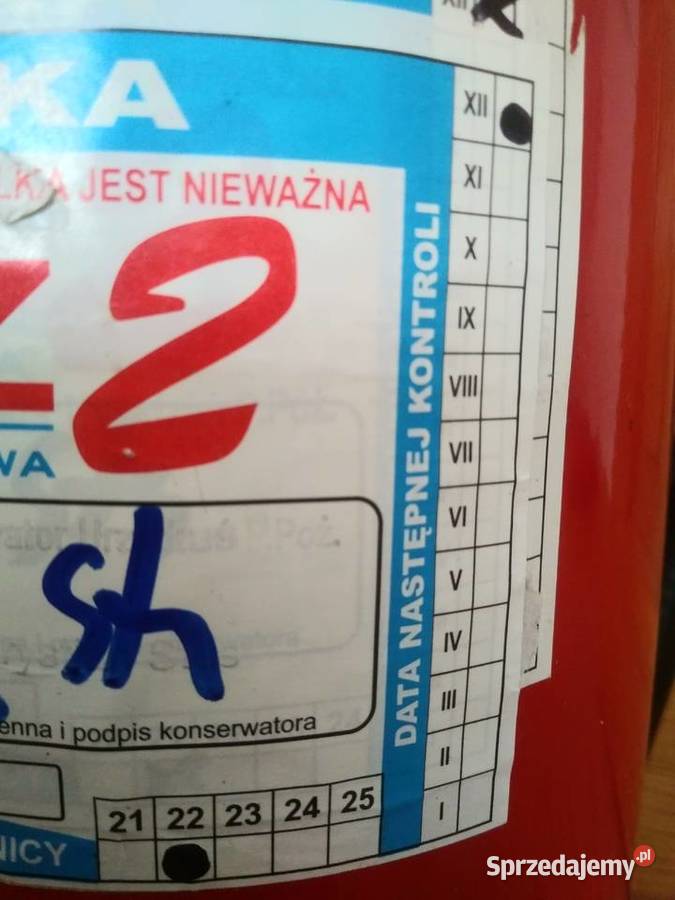 Gaśnica Proszkowa 4 ABC dolnośląskie Kamieniec Ząbkowicki sprzedam