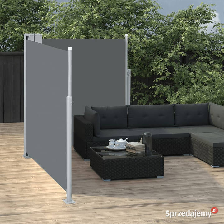 Zwijana markiza boczna antracytowa 140 x 600 mazowieckie Warszawa