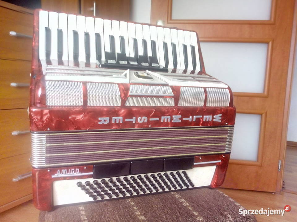 Akordeon Weltmeister Amigo 80 basowy koloru Instrumenty klawiszowe i MIDI Sosnowiec